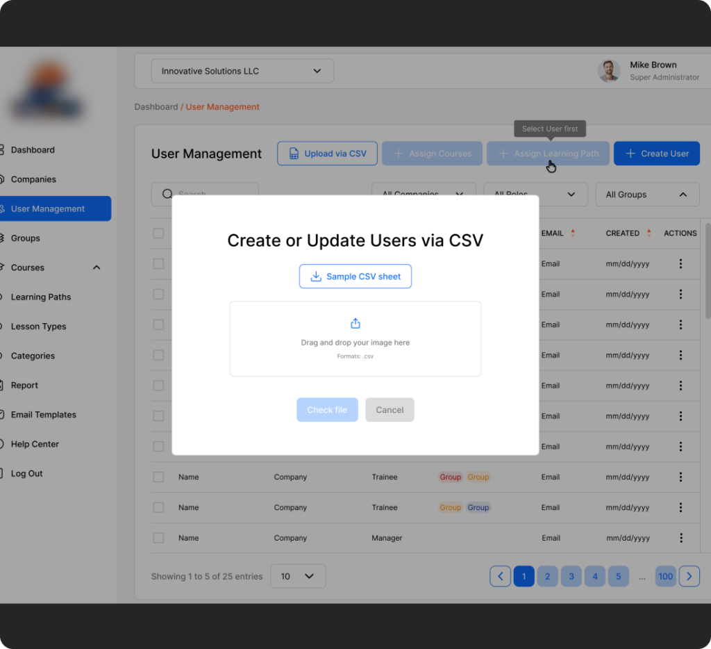 Bulk operations: Onboard new clients in hours, not days