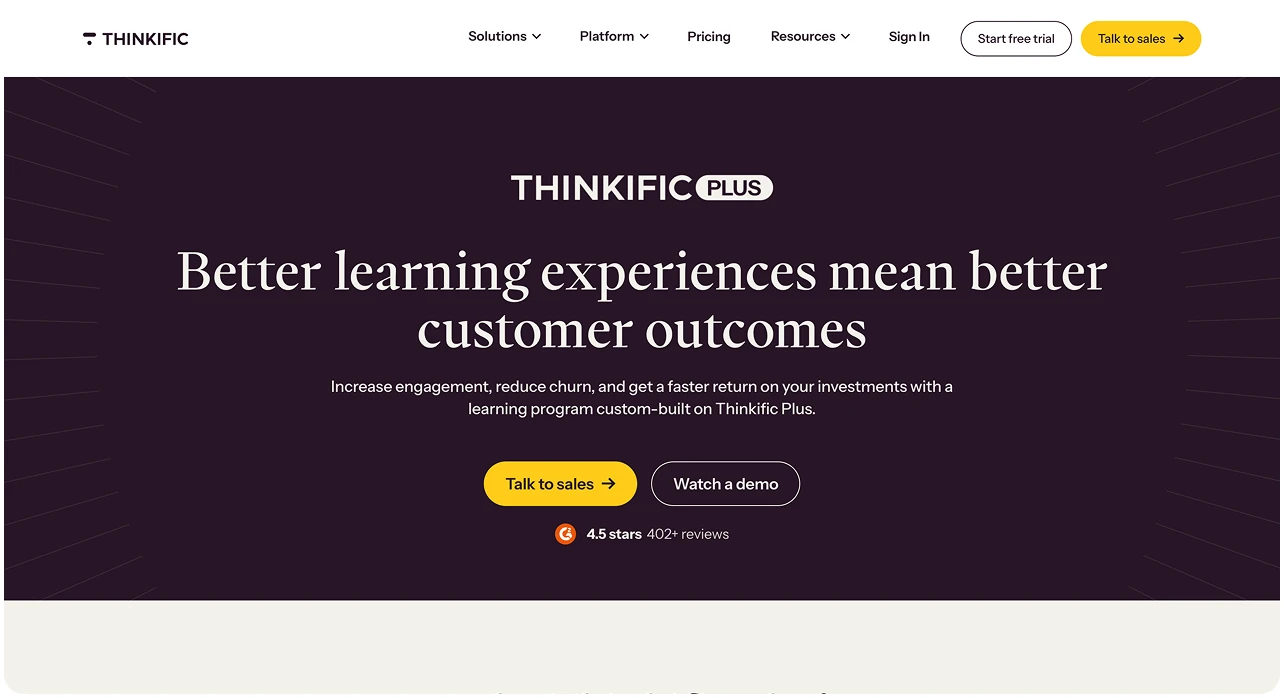 Thinkific Plus